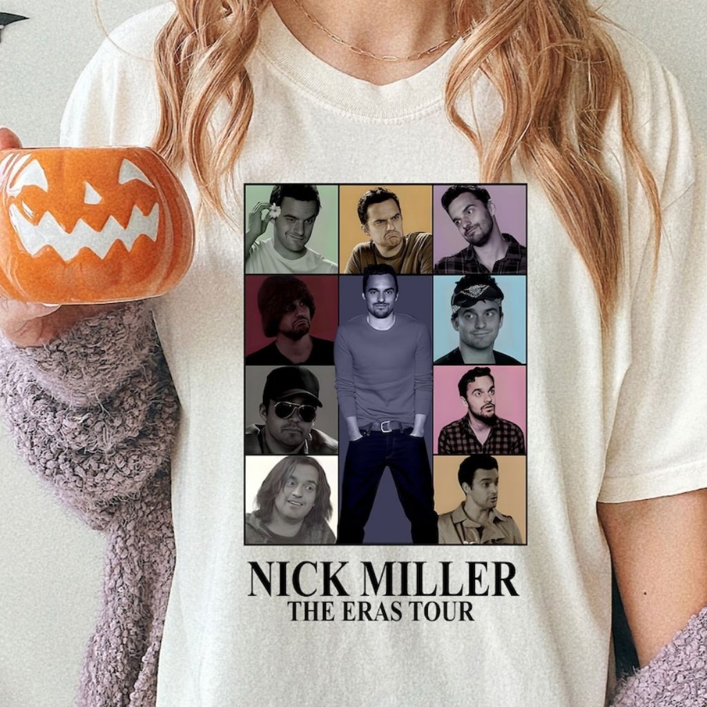 Nick Miller The Eras Tour Shirt Nick Miller Homage TShirt Vintage Nick Miller